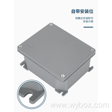 heavy duty die cast aluminium enclosure box with wall mount bracket electrical waterproof aluminum junction electronic IP67 hou